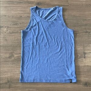 Men’s Prana Blue Athletic Tank Top, Size Small